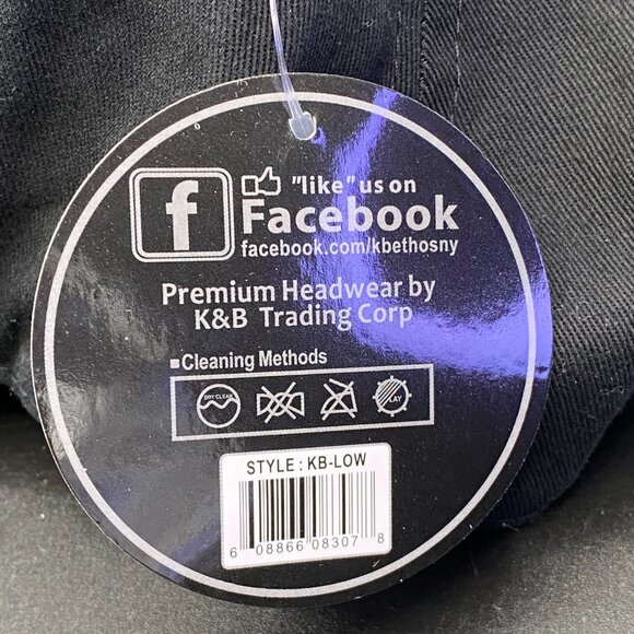 Ethos Switzerland Adjustable Cap Hat Black OS Tourist Souvenir Hat NWT - Picture 9 of 12